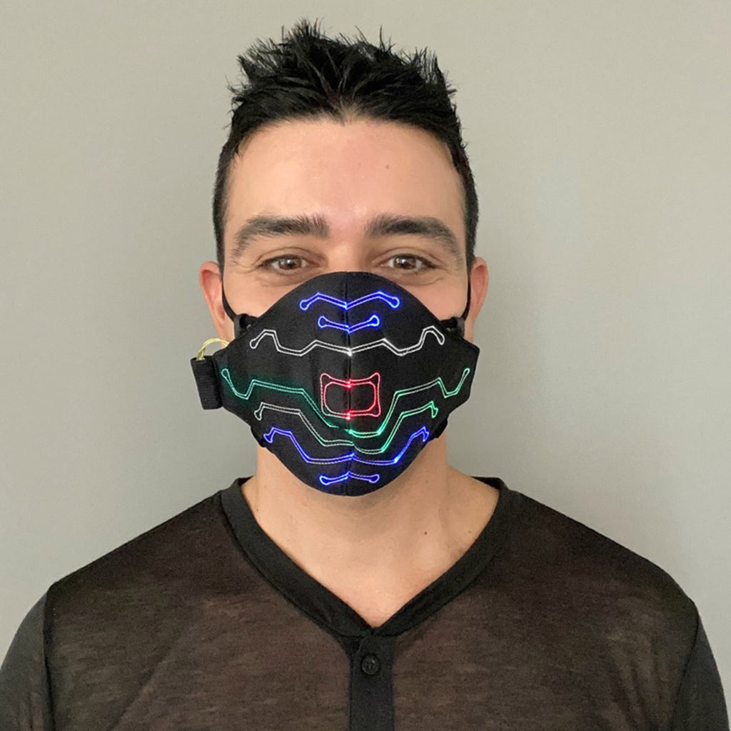 Sound Activated LED Mask