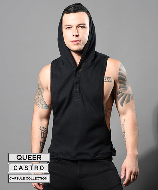 andrew christian Queer Castro Capsule Slut Cut Hoodie Hot Sale