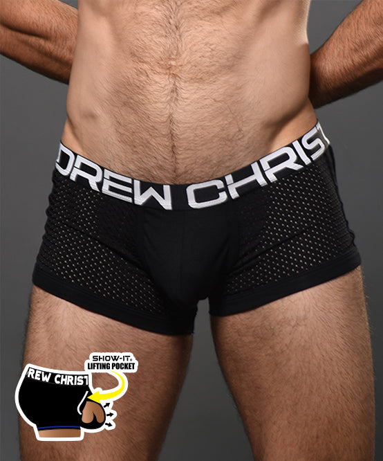Andrew Christian Boxers CADETTE POCKET BOXER w/ ALMOST NAKED 92658,  multicolor, Sale