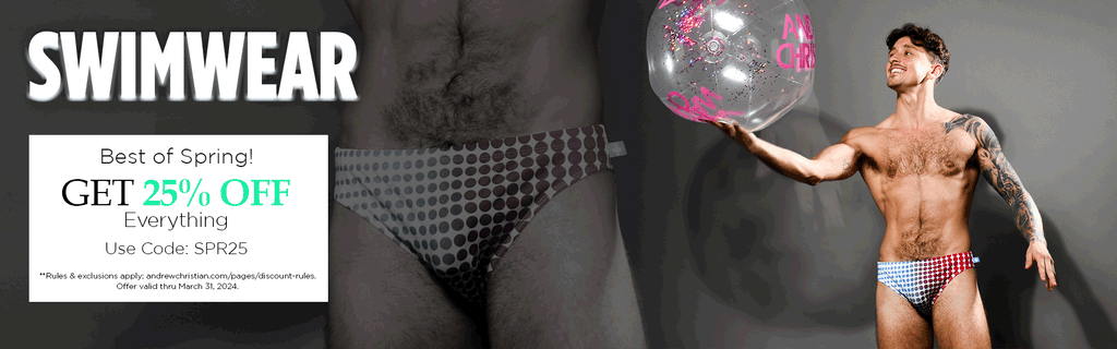 Andrew christian shop swimwear sale